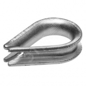Коуш DIN6899 4мм оцинкованный (DIN6899-4)