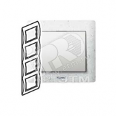 Galea Life Рамка 4 поста вертикальная Corian Everest