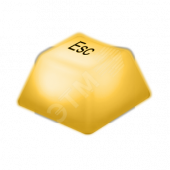 СВЕТИЛЬНИК jazzway Клавиша JS1-ESC (Yellow) (4690601031198)