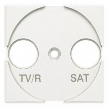 Axolute Лицевая панель для розеток TV/FM + SAT белый