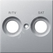 Плата центральная с маркировкой R/TV и SAT алюминий (MTN299260)