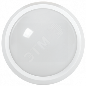 Светильник светодиодный ДБП-8w с датчиком 4000К 560Лм IP65 круглый пластиковый белый (LDPO1-5012D-08-4000-K01)