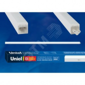 ULI-E01-7W/NW/K WHITE Светильник линейный светодиодный (аналог T5), c выключателем. Белый свет (4000K). 600Лм. Корпус белый. ТМ Uniel (ULI-E01-0001)