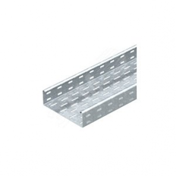 Кабельный листовой лоток перфорированный 110x400x3000 горячий цинк (MKS 140 FT)