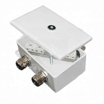 Коробка монтажная огнестойкая КМ-О(6к)-IP66-d четыре ввода ABCD (КМ-О(6к)-IP66-d 4вв ABCD)