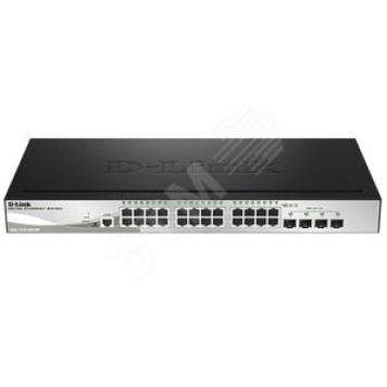 Коммутатор 24 порта 10/100/1000Base-T и 4 порта 1000Base-X SFP (DGS-1510-28L/ME/A1A)