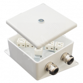 Коробка монтажная огнестойкая КМ-О (4к)-IP66-120х120 два ввода AB (КМ-О (4к)-IP66-120х120 AB)