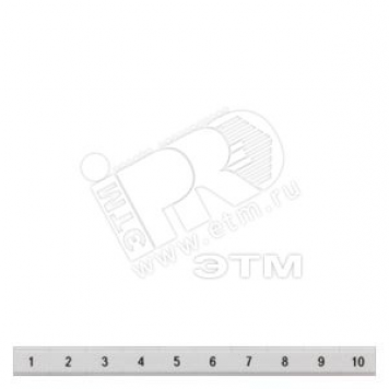 Таблички плоские длинные 21-30 размер ZBF8 (8WH8121-4AB25)