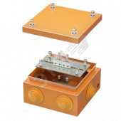 Коробка стальная FS с кабельными вводами и клеммниками IP55 150х150х80мм 4р 450V 6A 4мм.кв. (FSB31404)