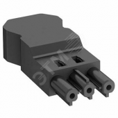 Штекер 3-х полюсный типа GST18i (черный) (BT-S4 GST18i3 SW)