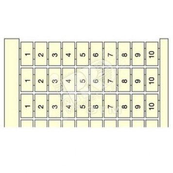Маркировка вертикальная RC55 10х(31...40) (ENT1SNA230044R0100)