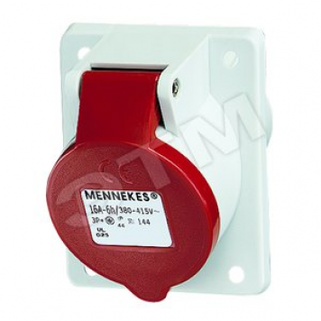 Розетка панельная 16А 3Р+E IP44 TwinCONT (154)