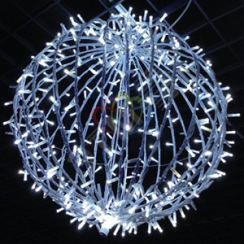 Шар светодиодный 2х450LED эффект мерцания белый (501-614)