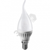 Лампа светодиодная LED 6вт E14 теплый матовая свеча на ветру (71620 OLL-FC37)