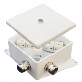Коробка монтажная огнестойкая КМ-О (2к)-IP66-120х120 два ввода BC (КМ-О (2к)-IP66-120х120 BC)