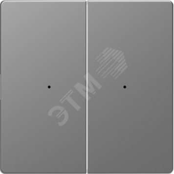 Клавиша D-Life PlusLink 2-ная без символов нержавеющая сталь SD (MTN5220-6036)