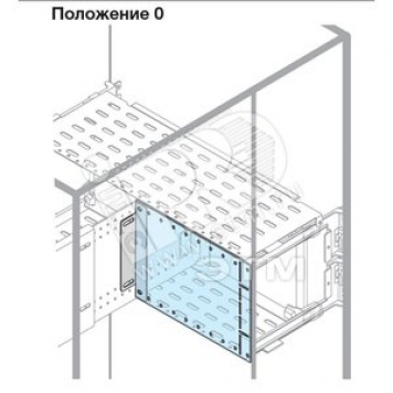 Перегородка+уголок P0 H=600мм W=400мм