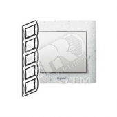 Galea Life Рамка 4 поста вертикальная Oyster (771728)