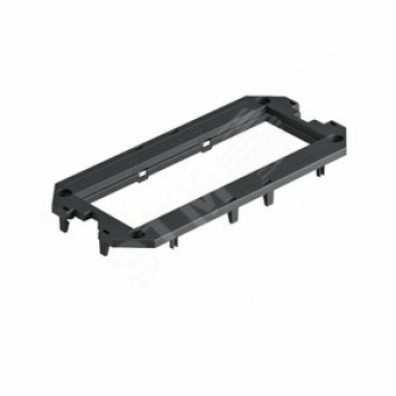 Накладка монтажной коробки UT3 для 3xModul45 165x76 мм (полиамид,черный) (UT3 P3)