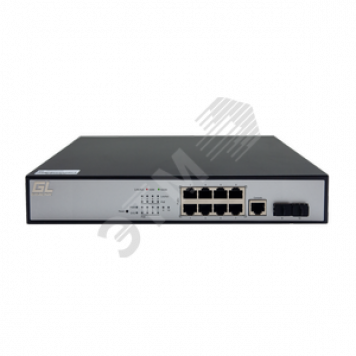 Управляемый L2 PoE коммутатор GIGALINK 8 Base-T 10/100/1000Mb/s (GL-SW-G204-10P)