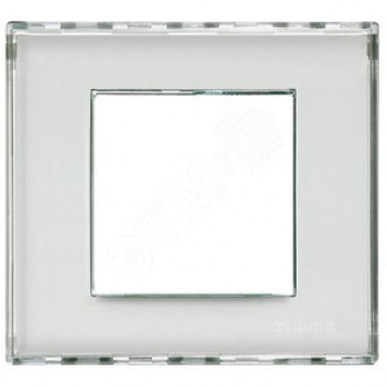 LivingLight Рамка прямоугольная 1 пост Kristall (LND4802KR)