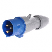 Вилка кабельная переносная 16А 3К+Н+З 230В IP45 (555126)