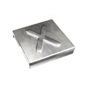 Маркировка для кабельной стяжки, нержавеющая сталь, X, 100 шт (YID-CHAR-X)