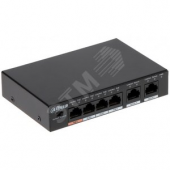Коммутатор PoE DAHUA (DH-PFS3006-4ET-60)
