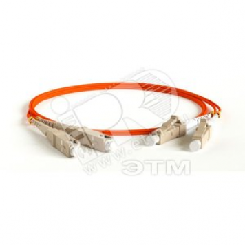Патч-корд волоконно-оптический (шнур) MM 62.5/125 LC-SC duplex LSZH (30м) (247595)