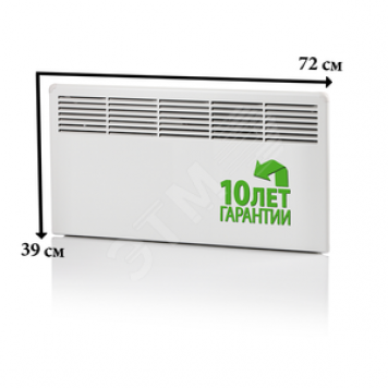 Конвектор 750W электронный термостат IP21 с вилкой 389мм ENSTO (EPHBE07PR)