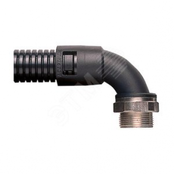 Фитинг Adaptalok AL, 90°, нейлон, серый, резьба 038, ?16, AL16/038/CS90/GR, 10 шт. (AL16/038/CS90/GR)