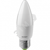 Лампа светодиодная LED 10вт Е27 теплый матовая свеча (61959 OLL-C37)