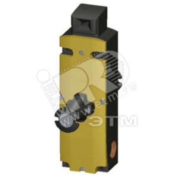 SAFETY POSITION SWITCH WITH TUMBLER LOCK. FORCE 1300N,5 APPR. DIR. PLASTIC ENCLOSURE,3X(M20X1.5) SPRING-LOCKED, EMERGENCY RE