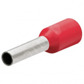 KNIPEX Гильзы контактные с пластиковым изолятором, красные, 10.00 мм? (AWG 7), 100 шт, L-28 мм, KN-9799357