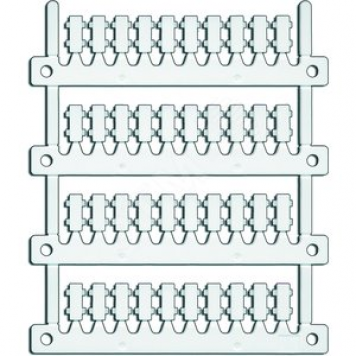 Маркировка MG-TDM-02 40291 (4x16 WH), 4х16 мм, прямой монтаж на проводник ? 2–4,4 мм, сечением 1–6 мм?, 40 маркеров в карте, 640 маркеров в упаковке