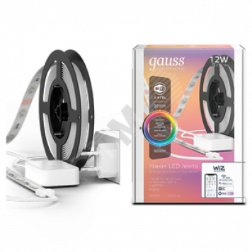 Лента светодиодная Gauss Smart Home тип RGB CCT+DIM 3м Gauss (5010122)