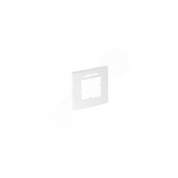 Рамка одинарная Modul45 (с полем д/маркировки,вертик.,84x84 мм,белый) (AR45-BSF1 RW)