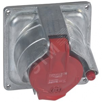 Розетка встраиваемая IP44 3К+H+З 400v 16А HypraPr