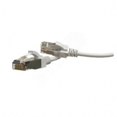 Патч-корд PC-LPT-SFTP-RJ45-RJ45-C6A-1M-LSZH-WH S/FTP категория 6a1 м белый