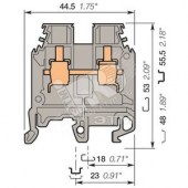 Клемма винтовая 6мм.кв. M6/8 (ENT1SNA105004R2200)