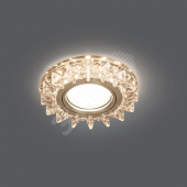 Светильник Backlight BL037 Кругл. Кристалл/Хром, Gu5.3, LED 2700K 1/40 (BL037)
