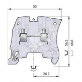 Клемма винтовая ZS10-BK 10мм.кв. черная (1SNK508066R0000)