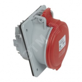 Розетка встраиваемая - 32А - 3К+H+З - 380 В - IР 44 (090166)