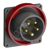 Вилка с прямым фланцем Easy&Safe 416EBU6W 16A 3P+N+E IP67 6ч (416EBU6W)