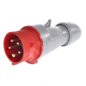 Вилка кабельная переносная 16А 3К+Н+З 380В IP44 (555129)