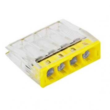 Клемма СМК 2273-244 (с пастой) 4 отверстия 0.5-2.5мм2 (4шт.) PROxima (plc-smk-2273-244r)