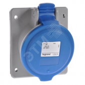 Розетка встраиваемая 32А 3К+H+З 230В IP44 (555286)