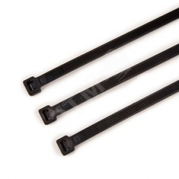Хомут кабельный устойчивый к УФ черный (100шт) FS 160 CW-C