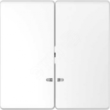 Клавиша двойная D-Life с линзой для LED модуля белый лотос SD (MTN3420-6035)
