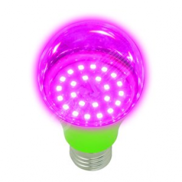 LED-A60-8W/SPSB/E27/CL PLP30GR Лампа светодиодная для растений (LED-A60-8W/SPSB/E27/CL PLP30GR)